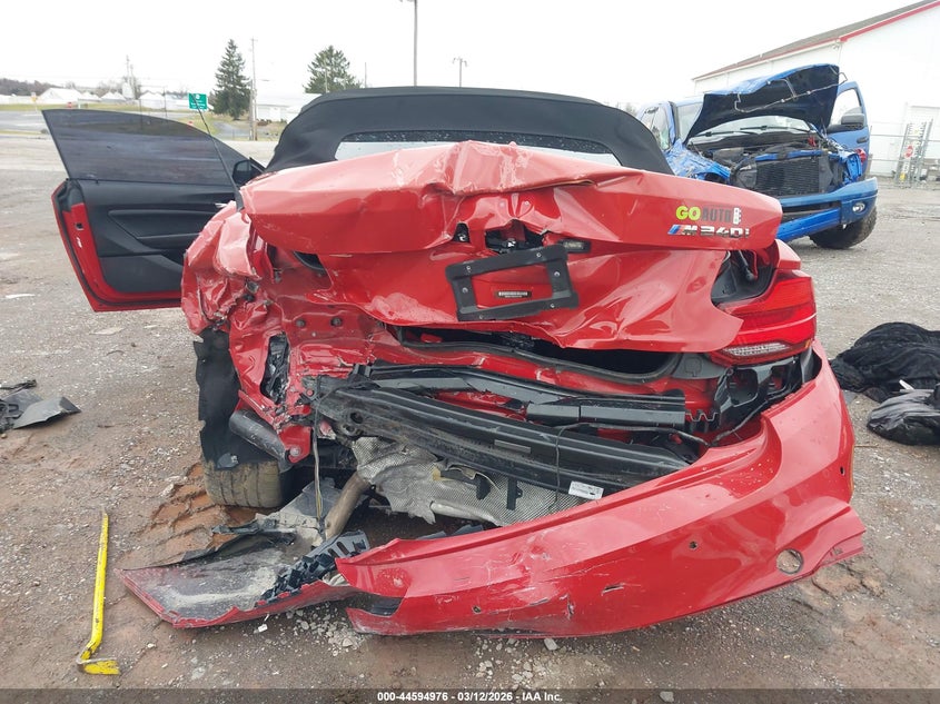 2018 BMW M240I VIN: WBA2N1C56JVC27785 Lot: 44594976