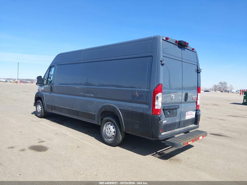 Vin: 3c6frvjgxme503466, lot: 45091949, ram promaster 3500 cargo van high roof 159 wb ext 20213