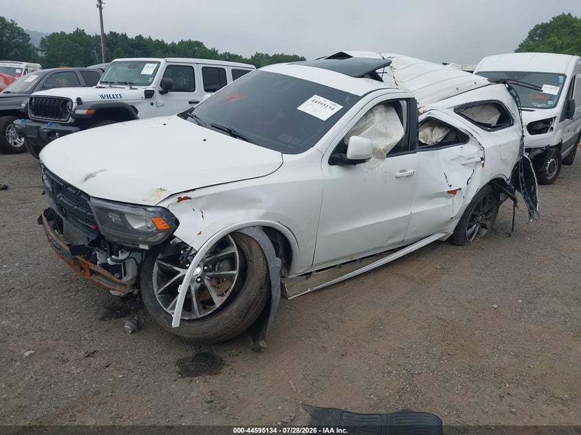 Vin: 1c4rdjdg6jc346191, lot: 45092062, dodge durango gt awd 20182