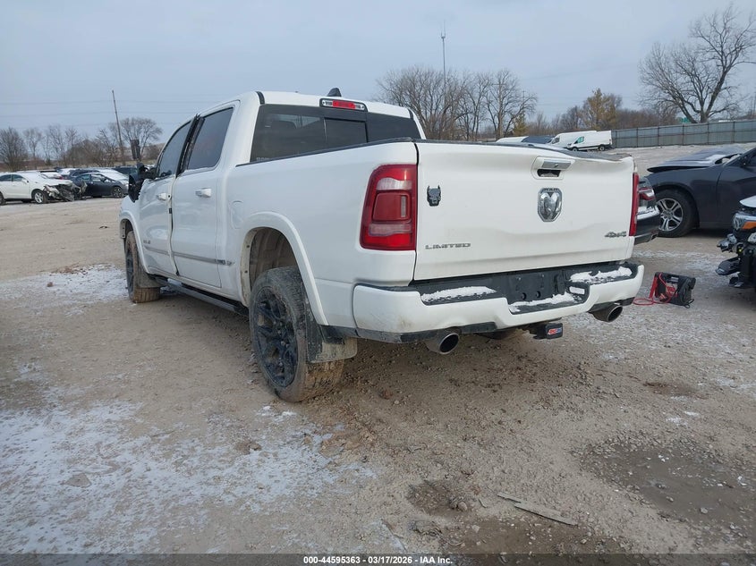 Vin: 1c6srfhm5ln261423, lot: 45092291, ram 1500 limited 20203