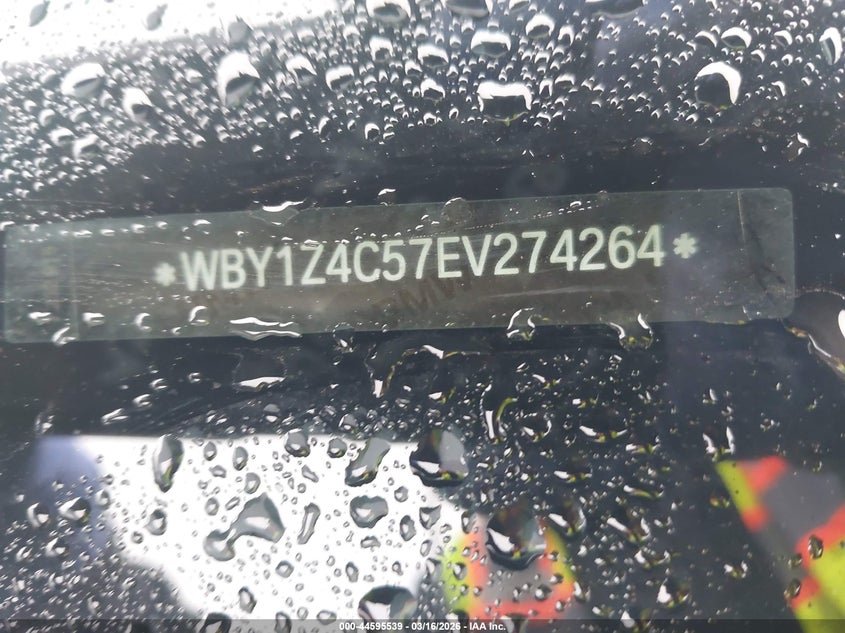 2014 BMW I3 Base W/Range Extender VIN: WBY1Z4C57EV274264 Lot: 44595539