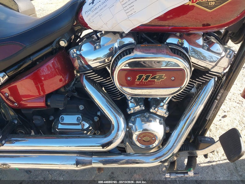2023 Harley-Davidson Flfbsanv VIN: 1HD1BBK12PB073092 Lot: 44595765
