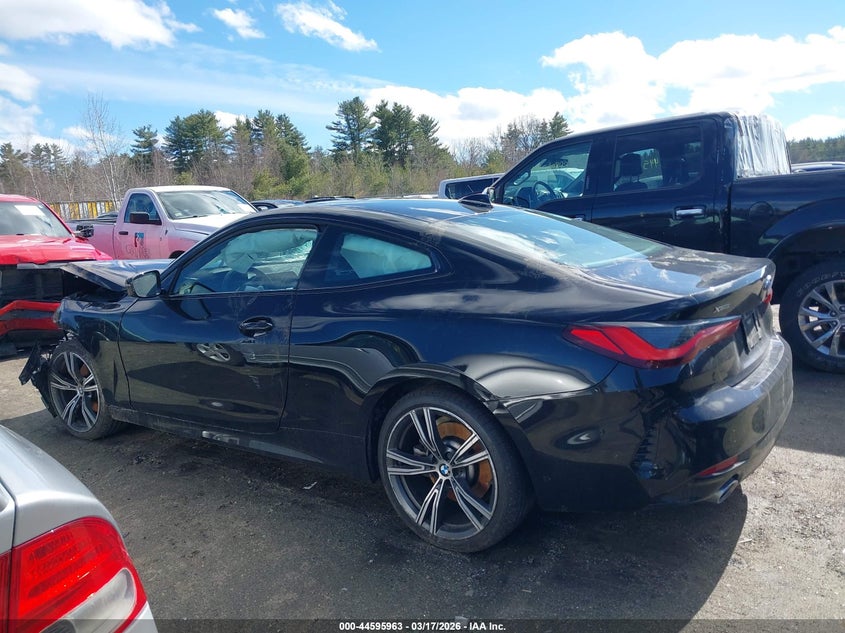 2021 BMW 430I xDrive VIN: WBA73AP07MCF51645 Lot: 44595963