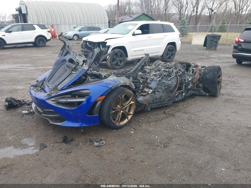 Vin: sbm14dca1lw005429, lot: 45093111, mclaren 720s luxury/performance 20202