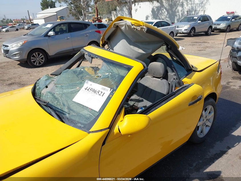 1998 Mercedes-Benz Slk 230 VIN: WDBKK47F5WF078346 Lot: 44596521