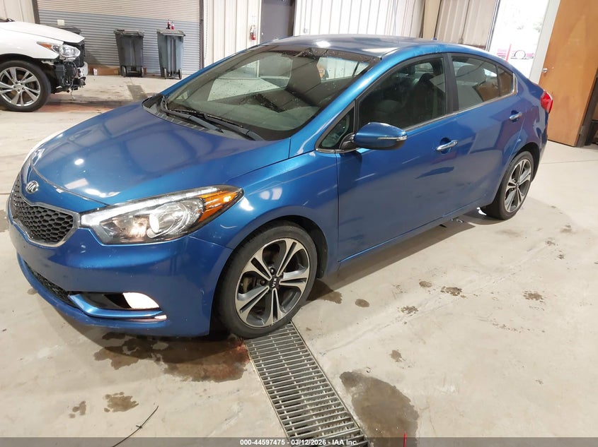 Vin: knafx4a86e5113928, lot: 45094403, kia forte ex 20142