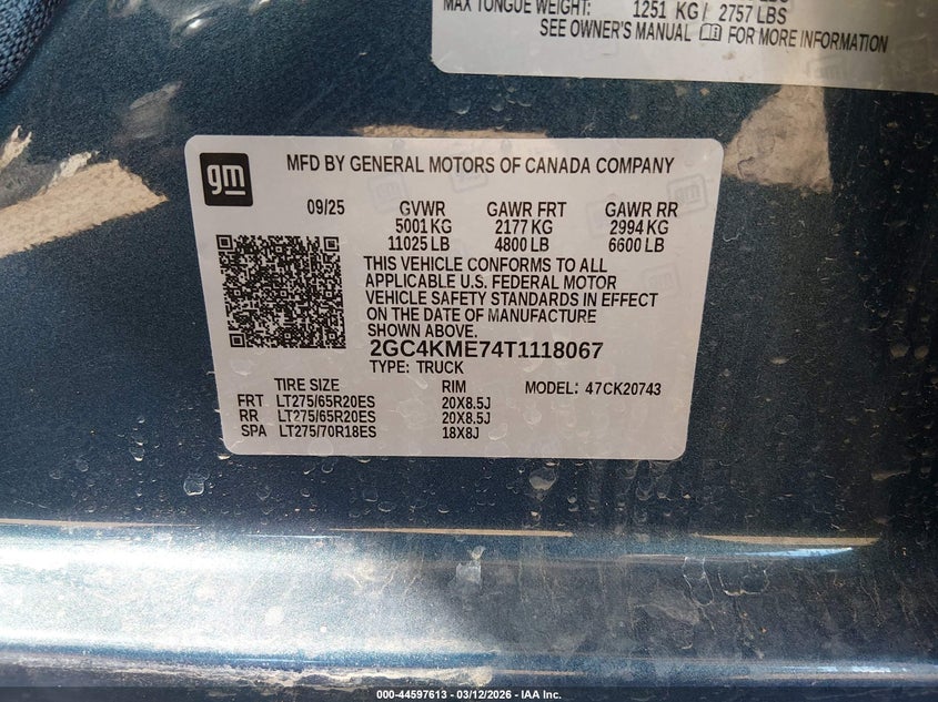 2026 CHEVROLET SILVERADO 2500HD auction photo 8