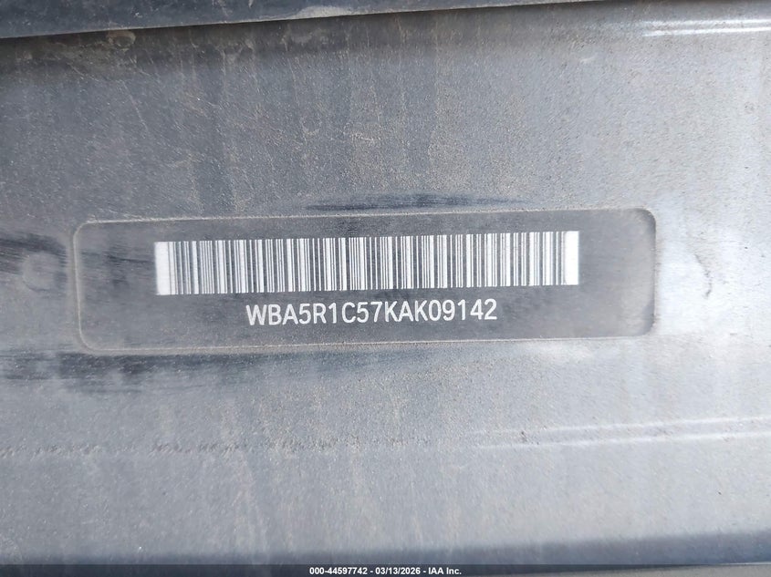 BMW 330I 2019 VIN WBA5R1C57KAK09142