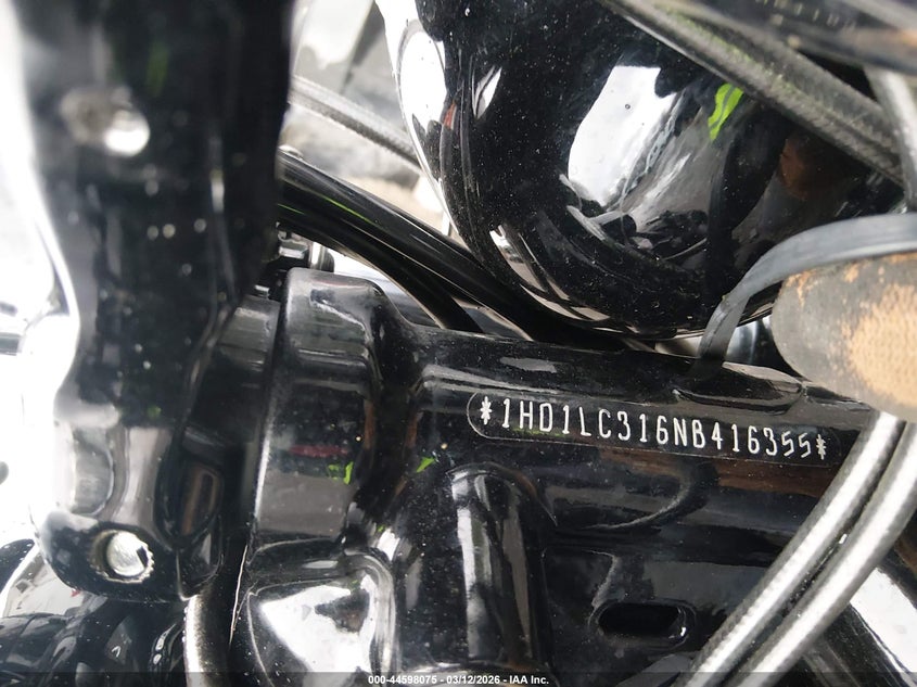2022 Harley-Davidson Xl1200 X VIN: 1HD1LC316NB416355 Lot: 44598075
