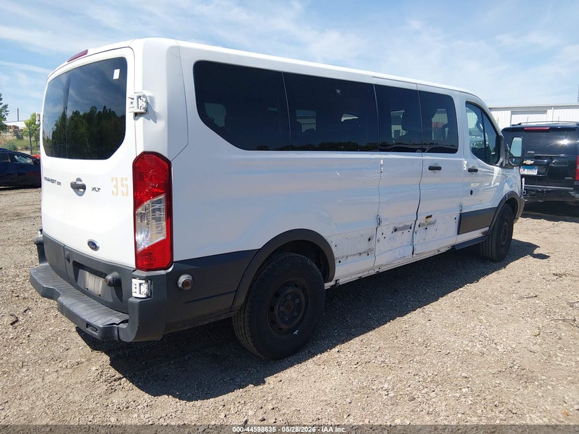 Vin: 1fbzx2zm6hka05535, lot: 45095563, ford transit-350 xlt 20174