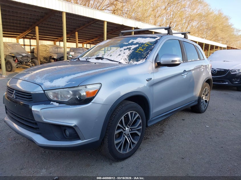 Vin: ja4ar3aw2gz044***, lot: 45095740, mitsubishi outlander sport es/se 20162