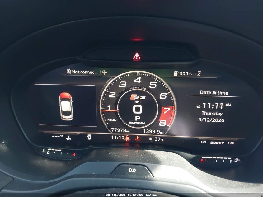 2017 Audi S3 2.0T Premium Plus VIN: WAUB1GFF3H1034852 Lot: 44599021