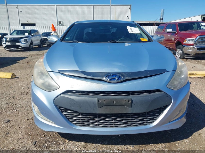 2012 Hyundai Sonata 2.4 Hybrid grey Lot 111044599081 Vin KMHEC4A45CA046181