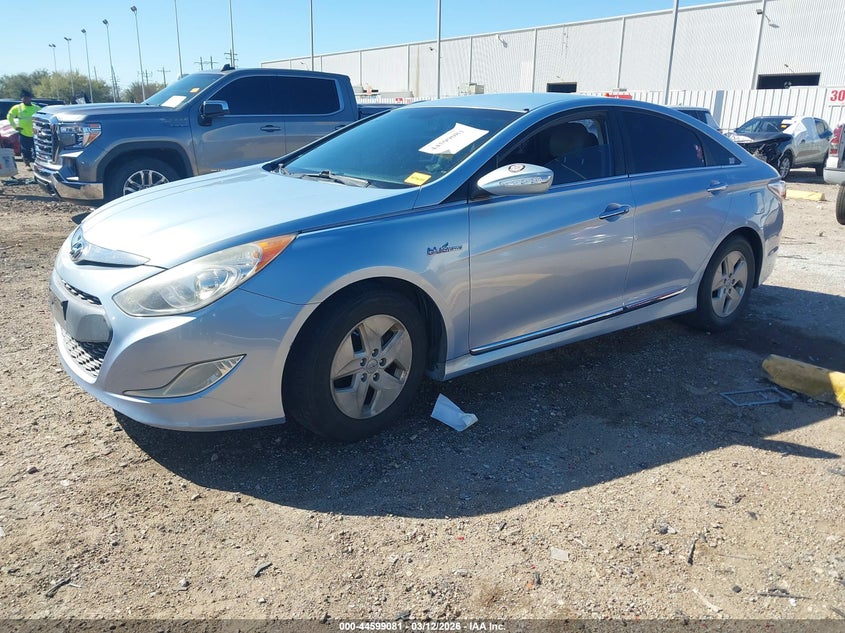 2012 Hyundai Sonata 2.4 Hybrid grey Lot 111044599081 Vin KMHEC4A45CA046181