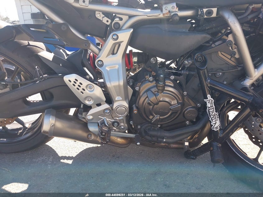 2015 Yamaha Fz07 VIN: JYARM06E1FA004412 Lot: 44599251