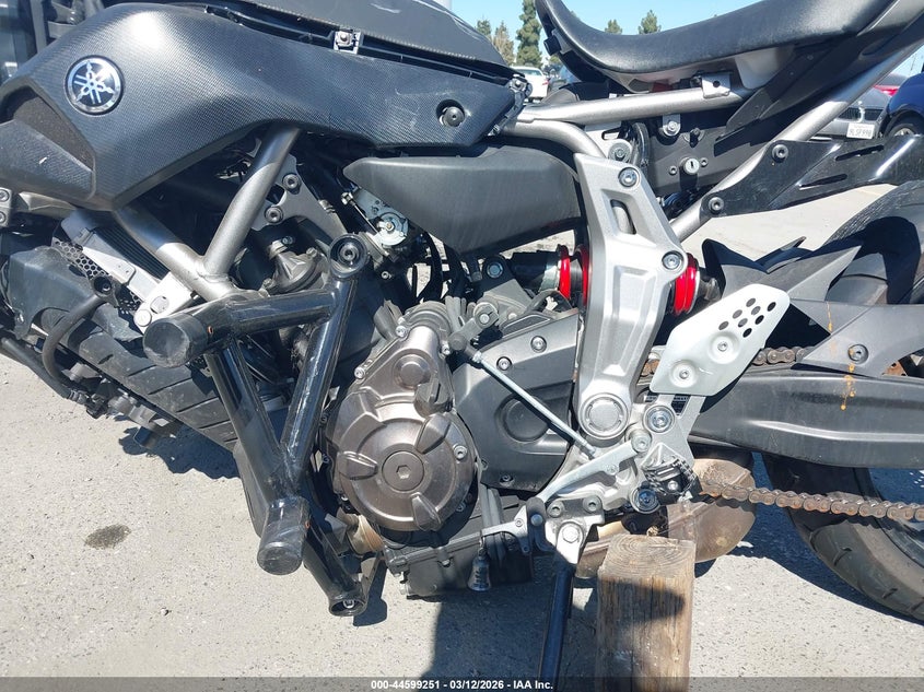 2015 Yamaha Fz07 VIN: JYARM06E1FA004412 Lot: 44599251