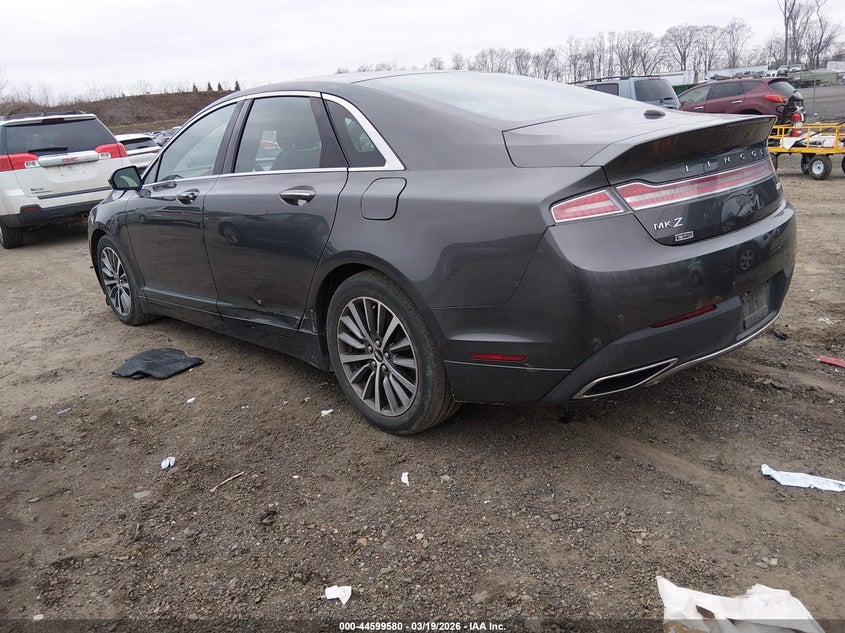 Vin: 3ln6l5d94hr662288, lot: 45096513, lincoln mkz select 20173