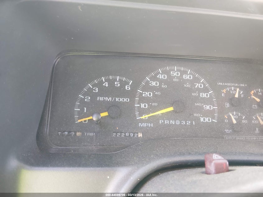 1997 Chevrolet Tahoe Ls VIN: 1GNEK13R2VJ343613 Lot: 44599706