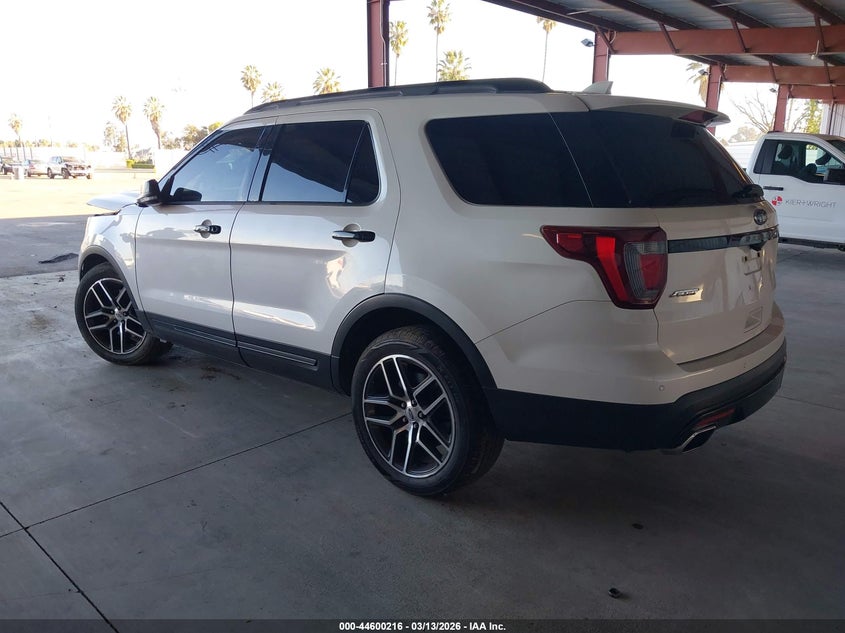 Vin: 1fm5k8gt4ggc23007, lot: 45097144, ford explorer sport 20163