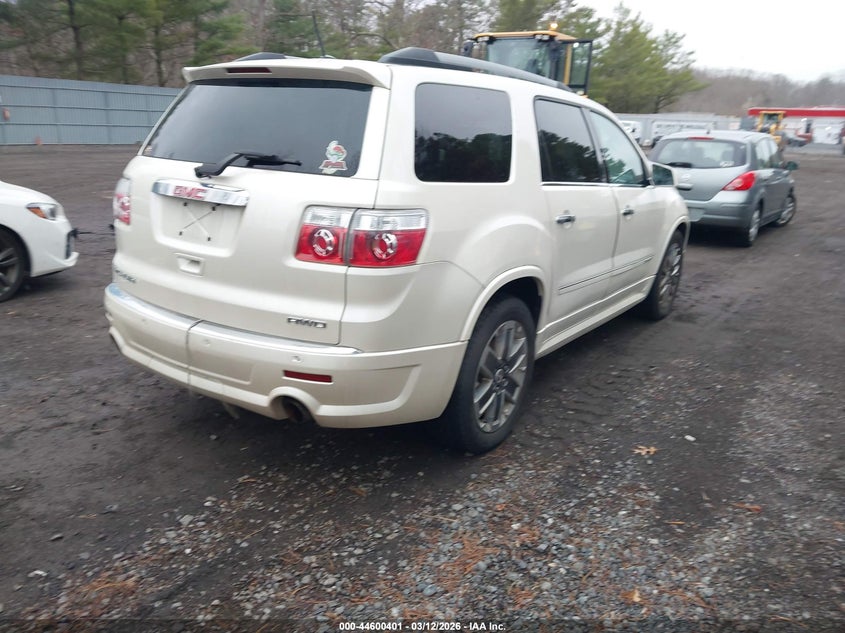 Vin: 1gkkvted4bj414844, lot: 45097329, gmc acadia denali 20114