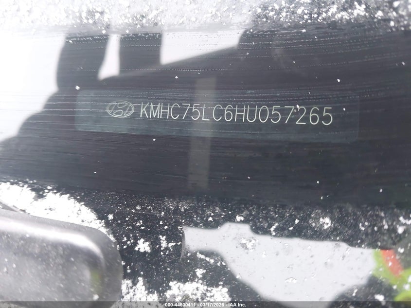 VIN KMHC75LC6HU057265 2017 HYUNDAI IONIQ HYBRID SEL