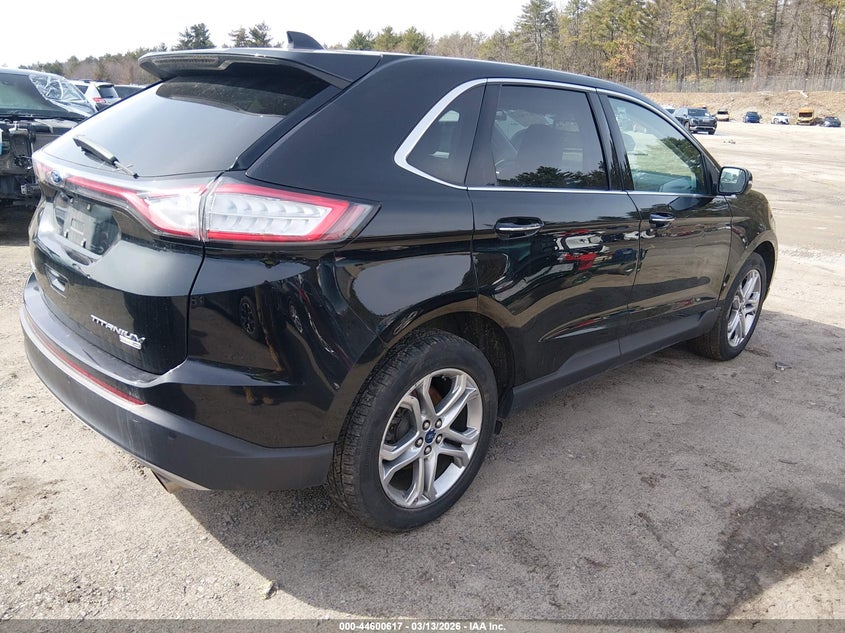 Vin: 2fmpk4k9xhbc13099, lot: 45097545, ford edge titanium 20174