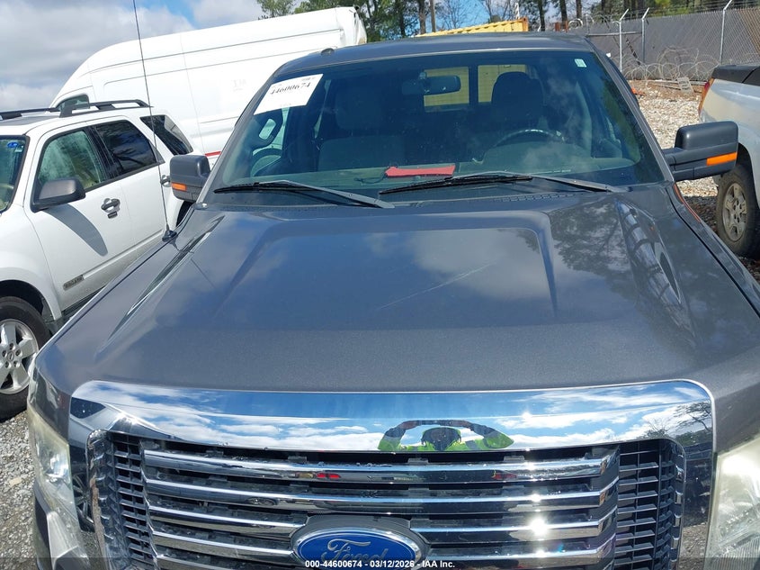 2012 Ford F-150 5.0 Xlt grey Lot 111044600674 Vin 1FTFW1CFXCFA52316