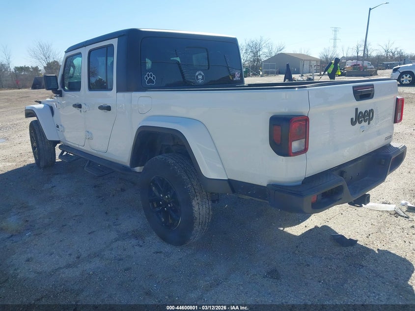 Vin: 1c6hjtag7ml619137, lot: 45097729, jeep gladiator sport s 4x4 20213
