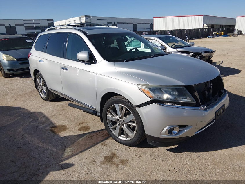 5N1AR2MN4FC674201 2015 Nissan Pathfinder Platinum auction photo 1