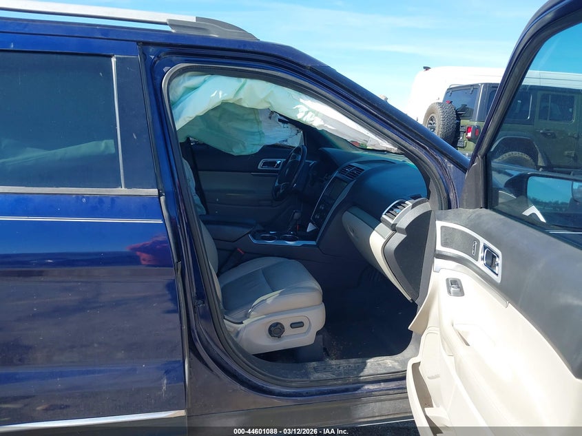 2011 Ford Explorer 3.5 Xlt Blue Lot 111044601088 Vin 1FMHK7D87BGA28423