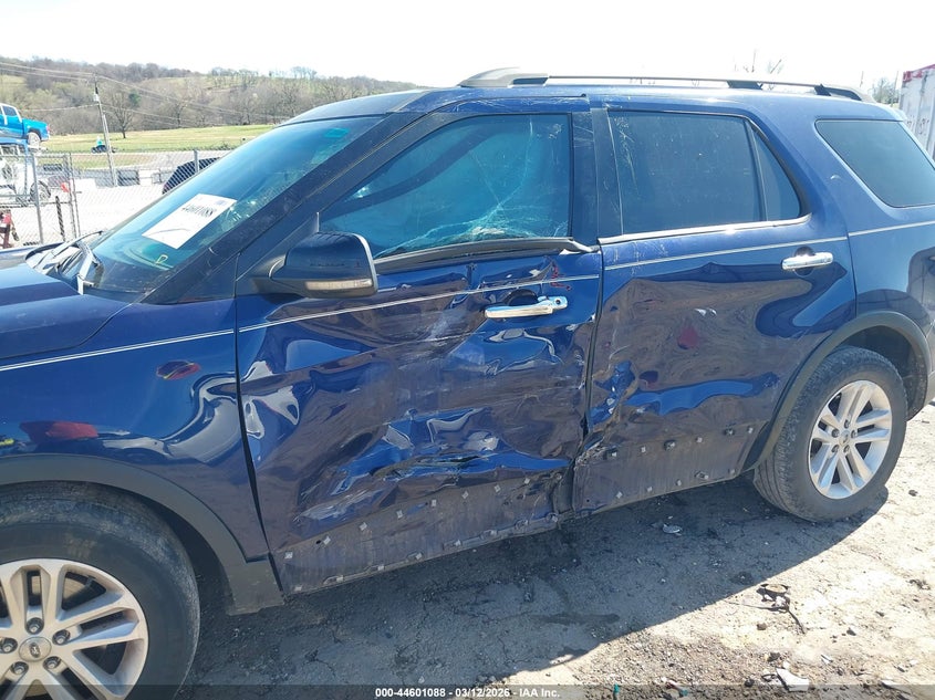 2011 Ford Explorer 3.5 Xlt Blue Lot 111044601088 Vin 1FMHK7D87BGA28423