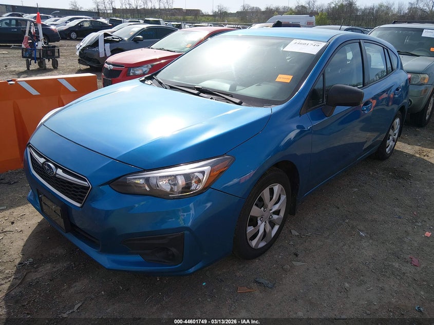 Vin: 4s3gtaa63j3703896, lot: 45098677, subaru impreza 2.0i 20182