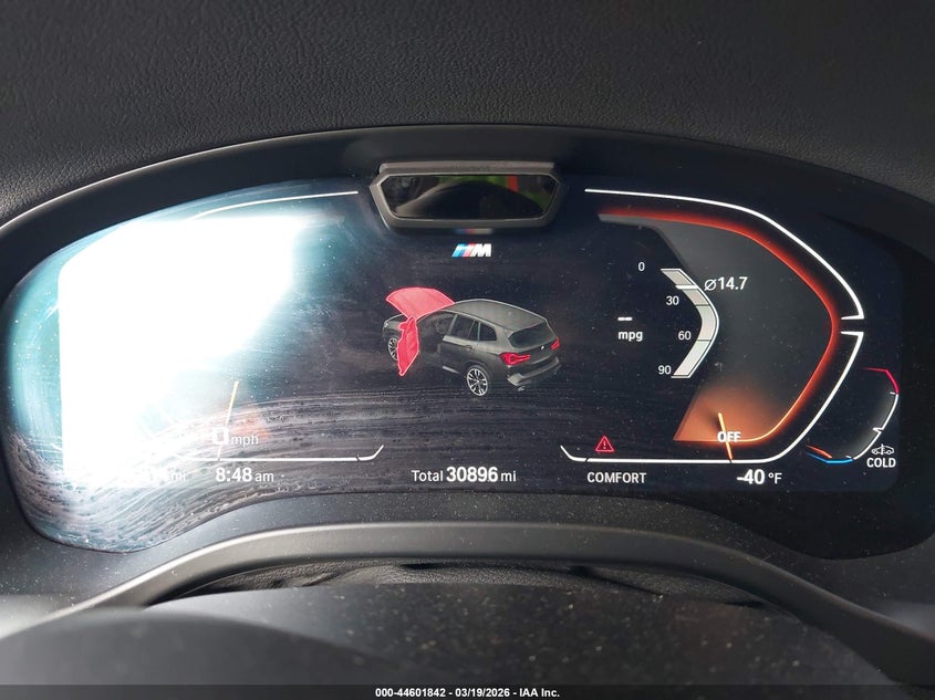 2022 BMW X3 M40I VIN: 5UX83DP01N9M98542 Lot: 44601842