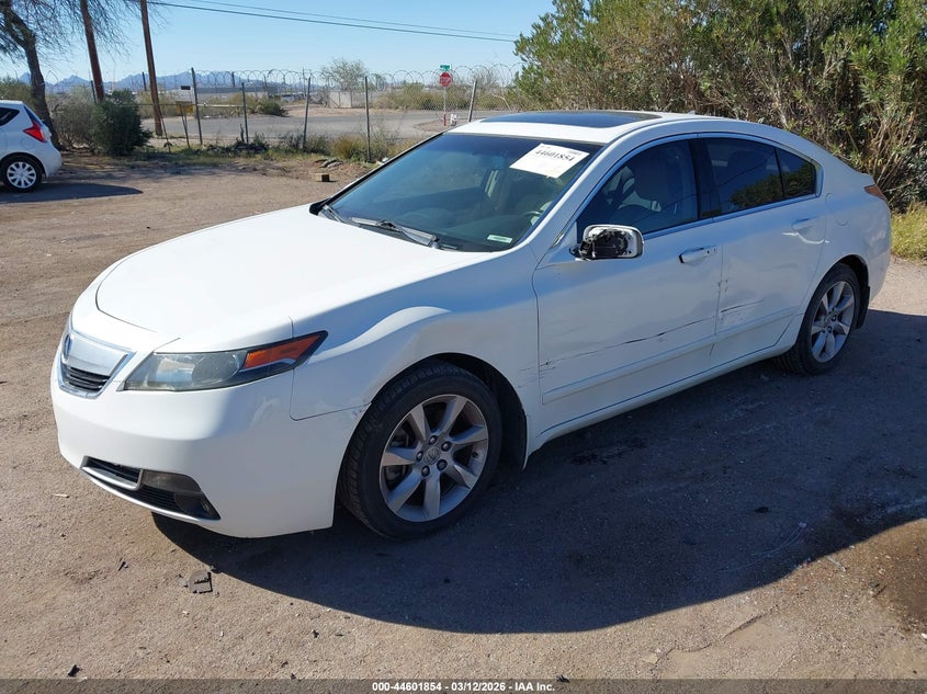 2012 Acura Tl 3.5 white Lot 111044601854 Vin 19UUA8F54CA019876
