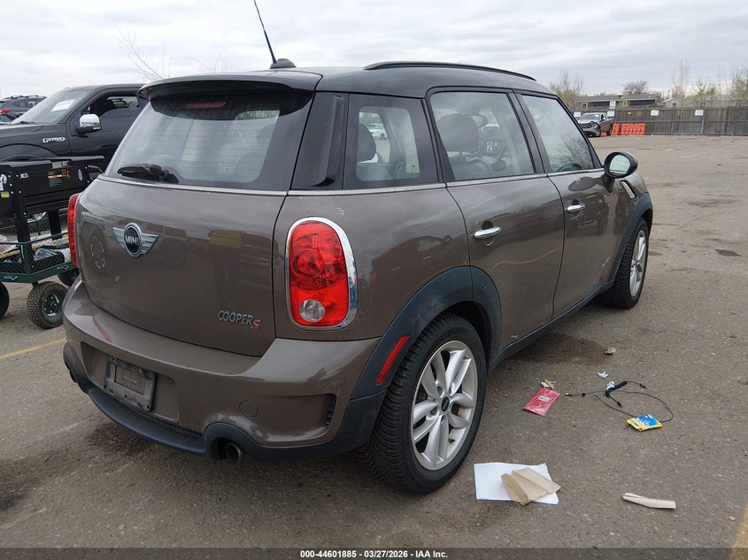 Vin: wmwzc5c52cwm14947, lot: 45098813, mini cooper s countryman 20124