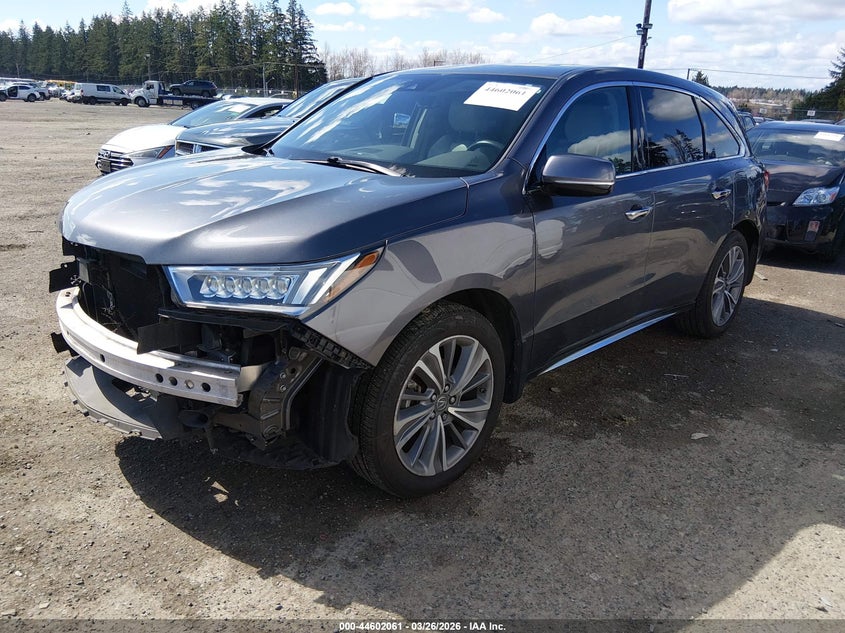 2018 Acura Mdx Technology Package Acurawatch Plus Pkg