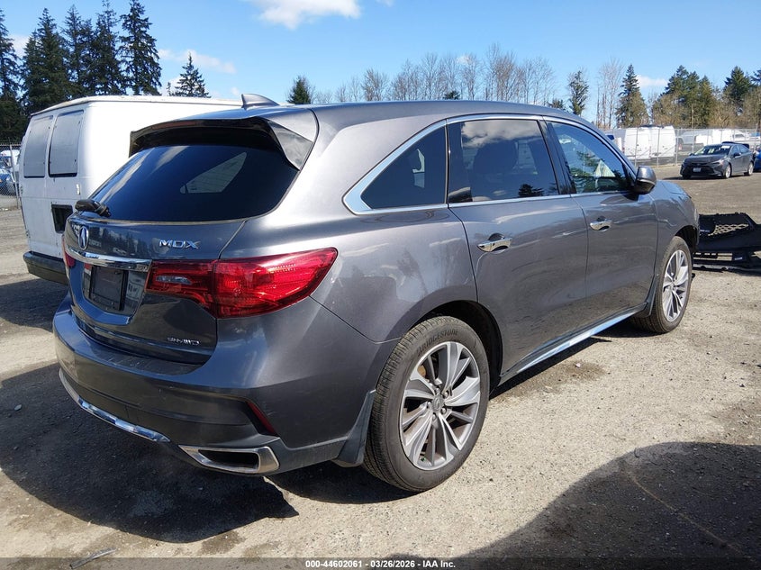 2018 Acura Mdx Technology Package Acurawatch Plus Pkg