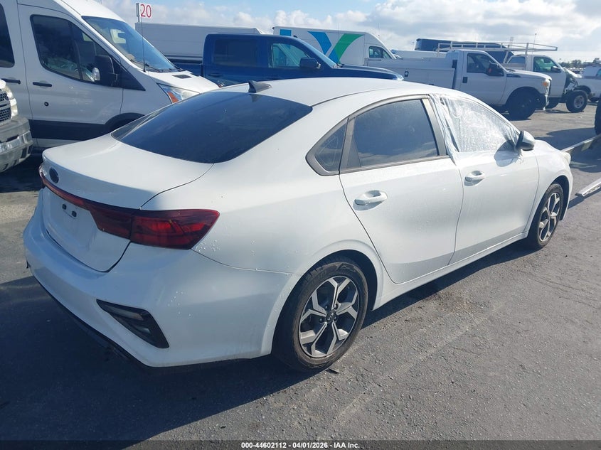 Vin: 3kpf24ad6ke011009, lot: 45099040, kia forte lxs 20194