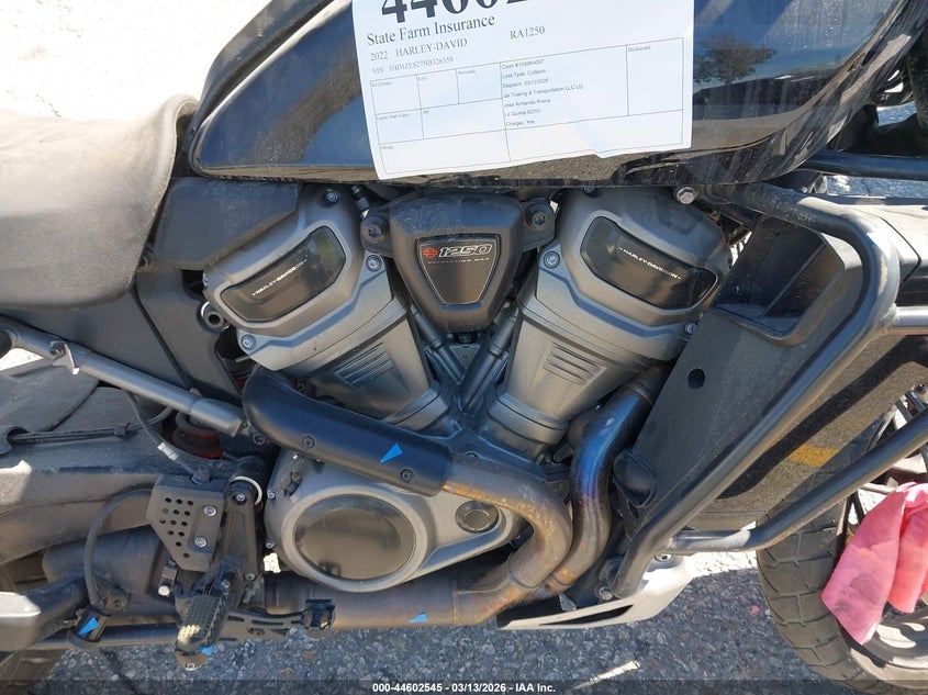 2022 Harley-Davidson Ra1250 S VIN: 1HD1ZES27NB326359 Lot: 44602545