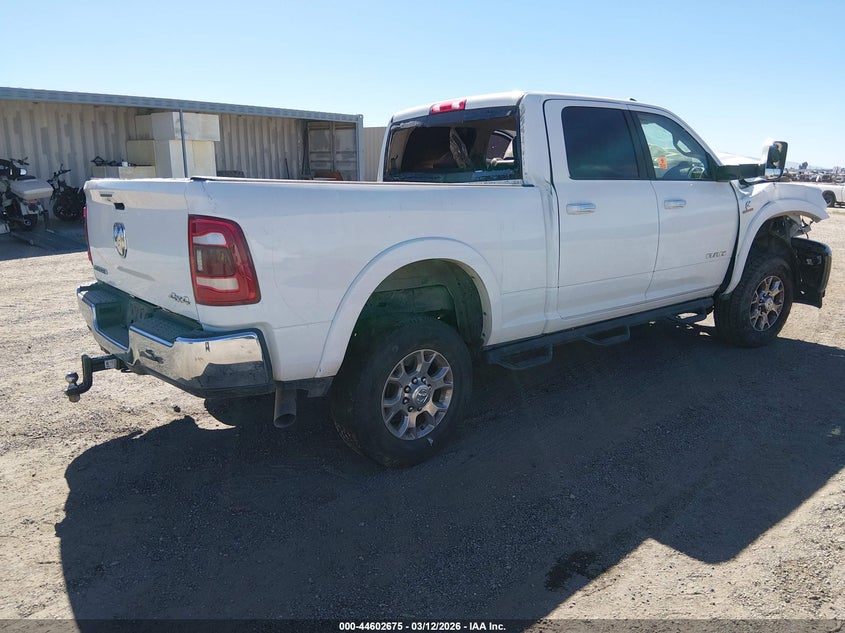 Vin: 3c6ur5fl4lg116203, lot: 45099603, ram 2500 laramie  4x4 6'4 box 20204