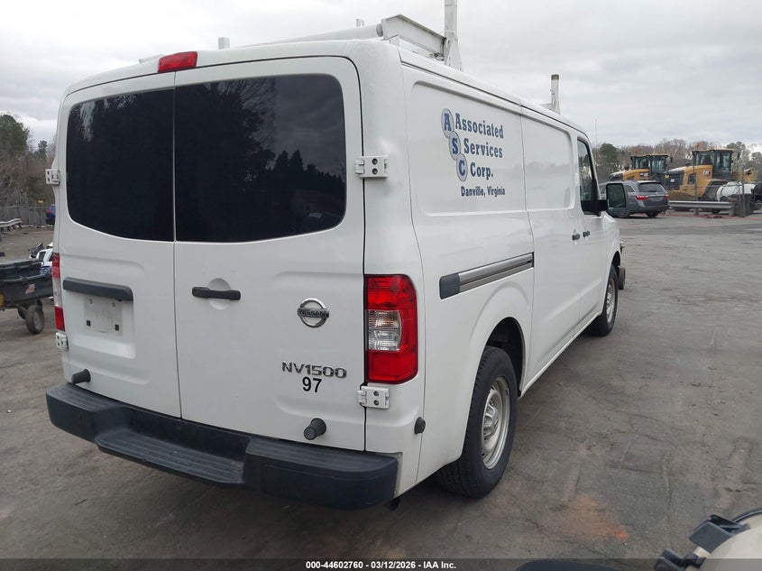 2018 Nissan Nv Cargo Nv1500 S V6