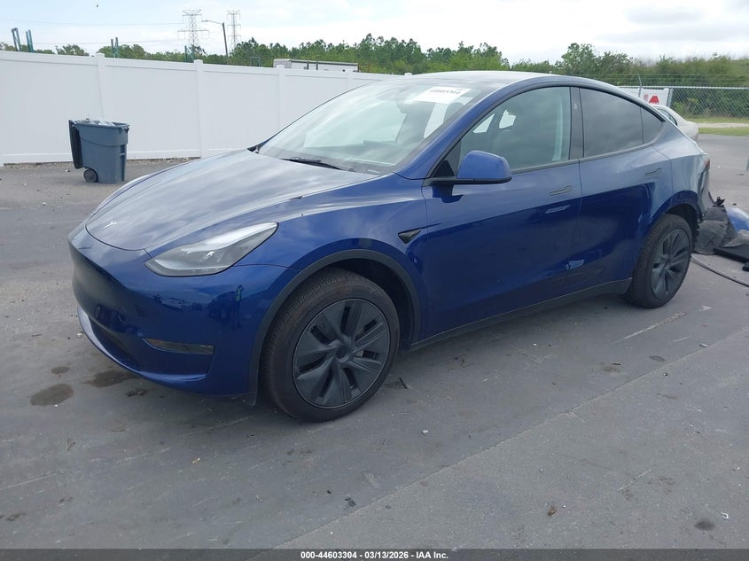 Vin: 7saygded8sa361871, lot: 45100258, tesla model y long range dual motor rear-wheel drive 20252