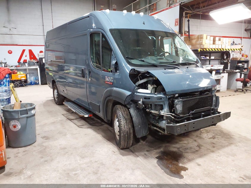 2019 RAM PROMASTER 3500 CARGO VAN HIGH ROOF 159 WB EXT