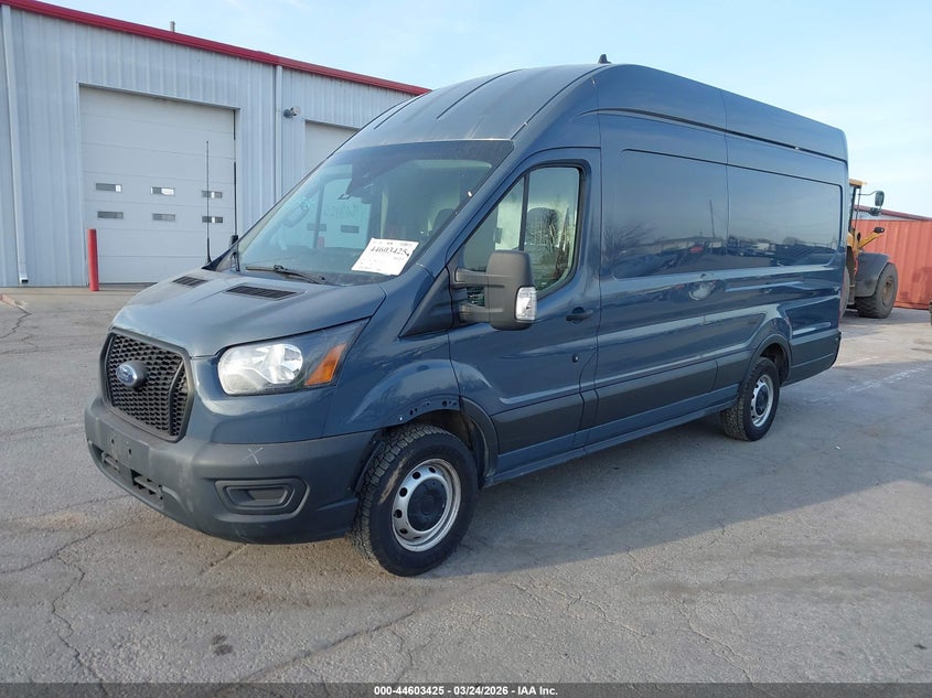 Vin: 1ftbr3x85mka46509, lot: 45100380, ford transit-250 cargo van 20212