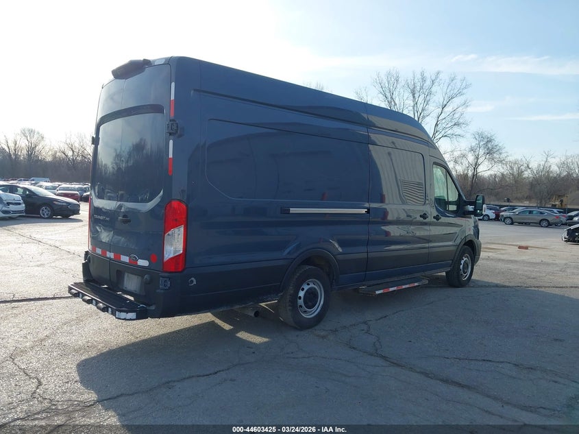 Vin: 1ftbr3x85mka46509, lot: 45100380, ford transit-250 cargo van 20214