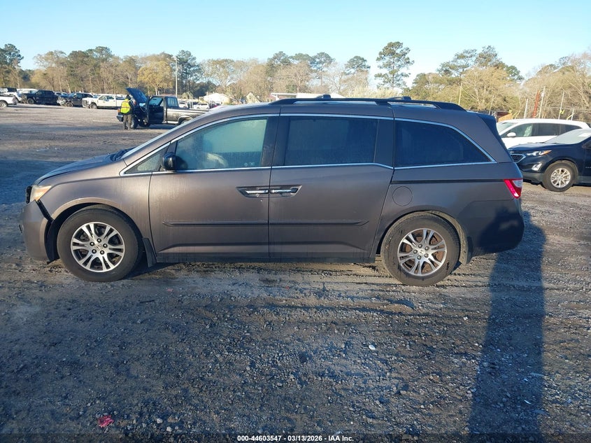 2012 Honda Odyssey 3.5 Exl grey Lot 111044603547 Vin 5FNRL5H66CB064232