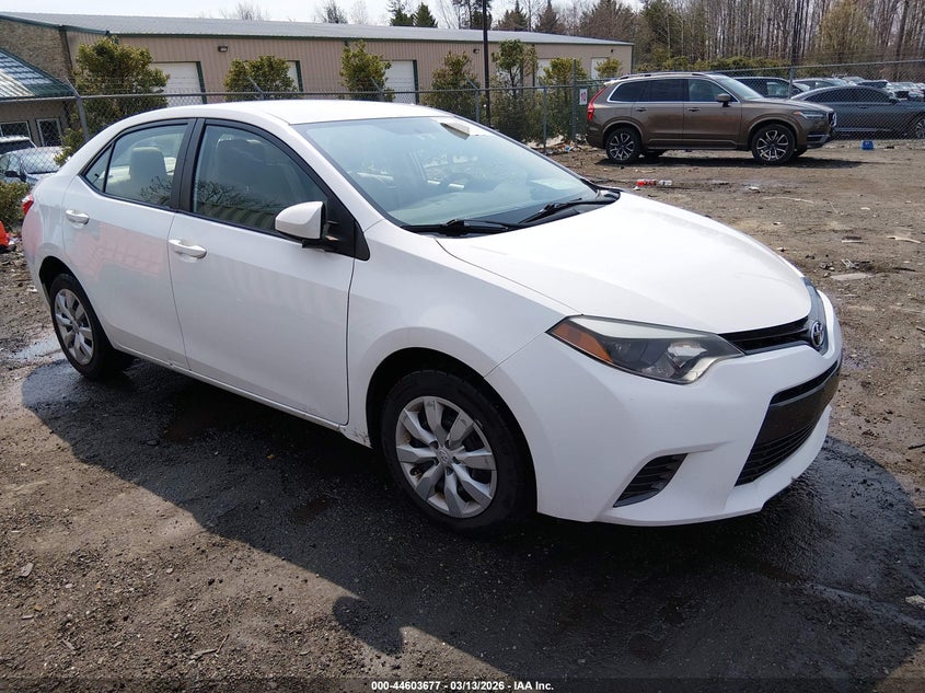 2016 TOYOTA COROLLA LE