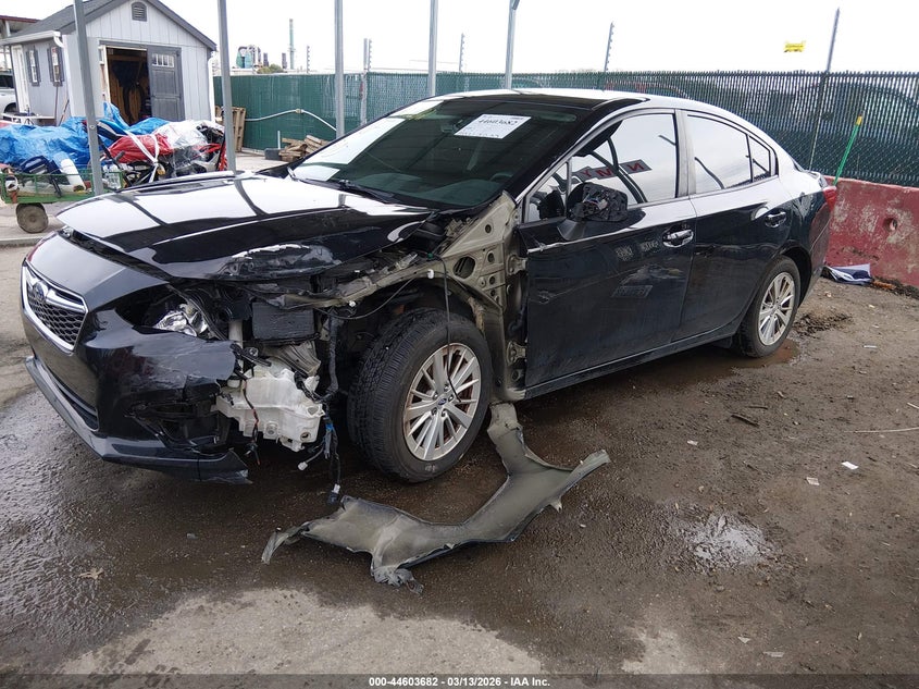 Vin: 4s3gkab6xj3607040, lot: 45100636, subaru impreza 2.0i premium 20182