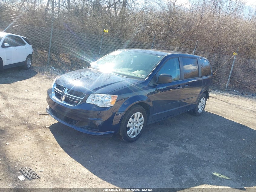 Vin: 2c4rdgbgxer292056, lot: 45100665, dodge grand caravan se 20142
