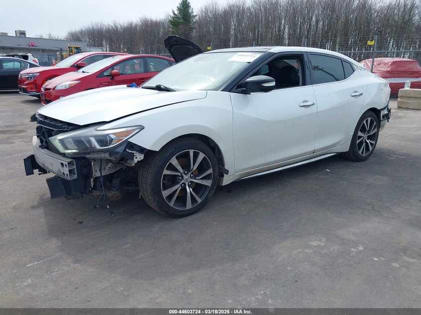 Vin: 1n4aa6ap4gc378286, lot: 45100678, nissan maxima 3.5 platinum 20162